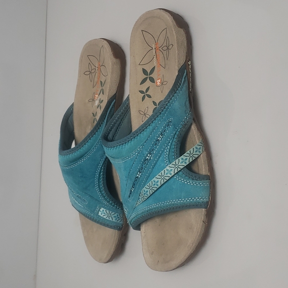 Merrell Shoes - Merrill Algiers Blue Sandals Proformance Footwear Woman's Size 9